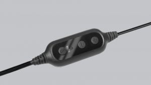 Tai nghe Logitech H370 được tích hợp nút điều khiển trên dây