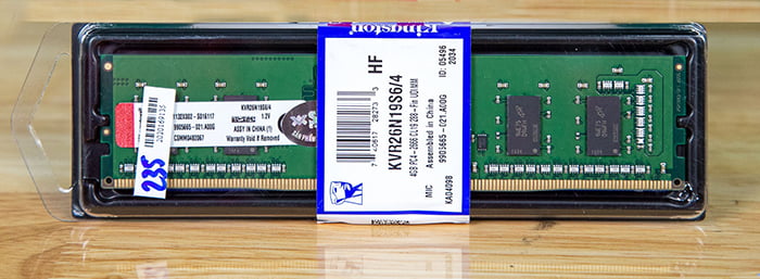 RAM Desktop Kingston 4Gb 2666MHz