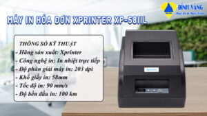 Máy in hóa đơn Xprinter XP-58IIL