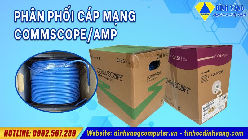 phân phối cáp mạng commscope amp