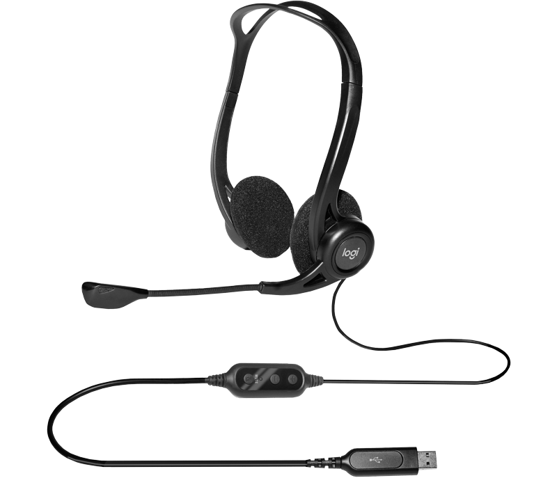 Tai nghe Logitech H370 (USB/ Micro chống ồn/ 2.4m)