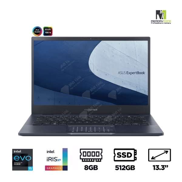 Laptop ASUS B5302CEA-KG0538W (i5-1135G7/ 8G/ 512GB SSD/ 13.3 inch OLED FHD/ Win 11 home)