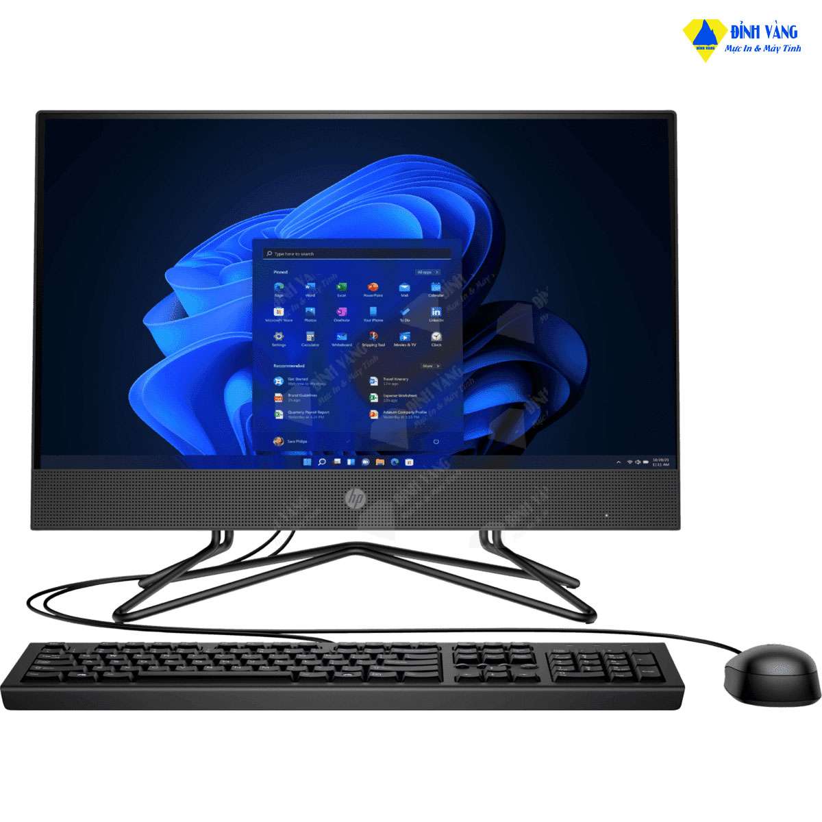Máy Tính Để Bàn HP 200 Pro G4 AiO Non-Touch 74S23PA (i3-1215U, 8GB RAM, 256GB SSD, Intel Graphics, 21.5 Inch FHD, Win 11 Home)