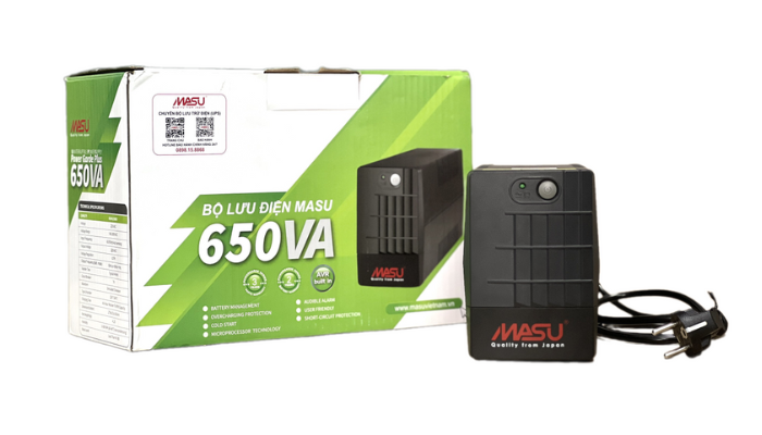 Bộ lưu điện Masu offline line interactive MS-650VA